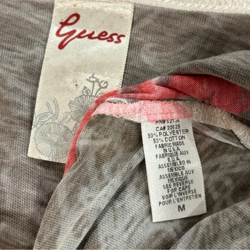 Guess Gray and Red Top - Picture 3 of 3